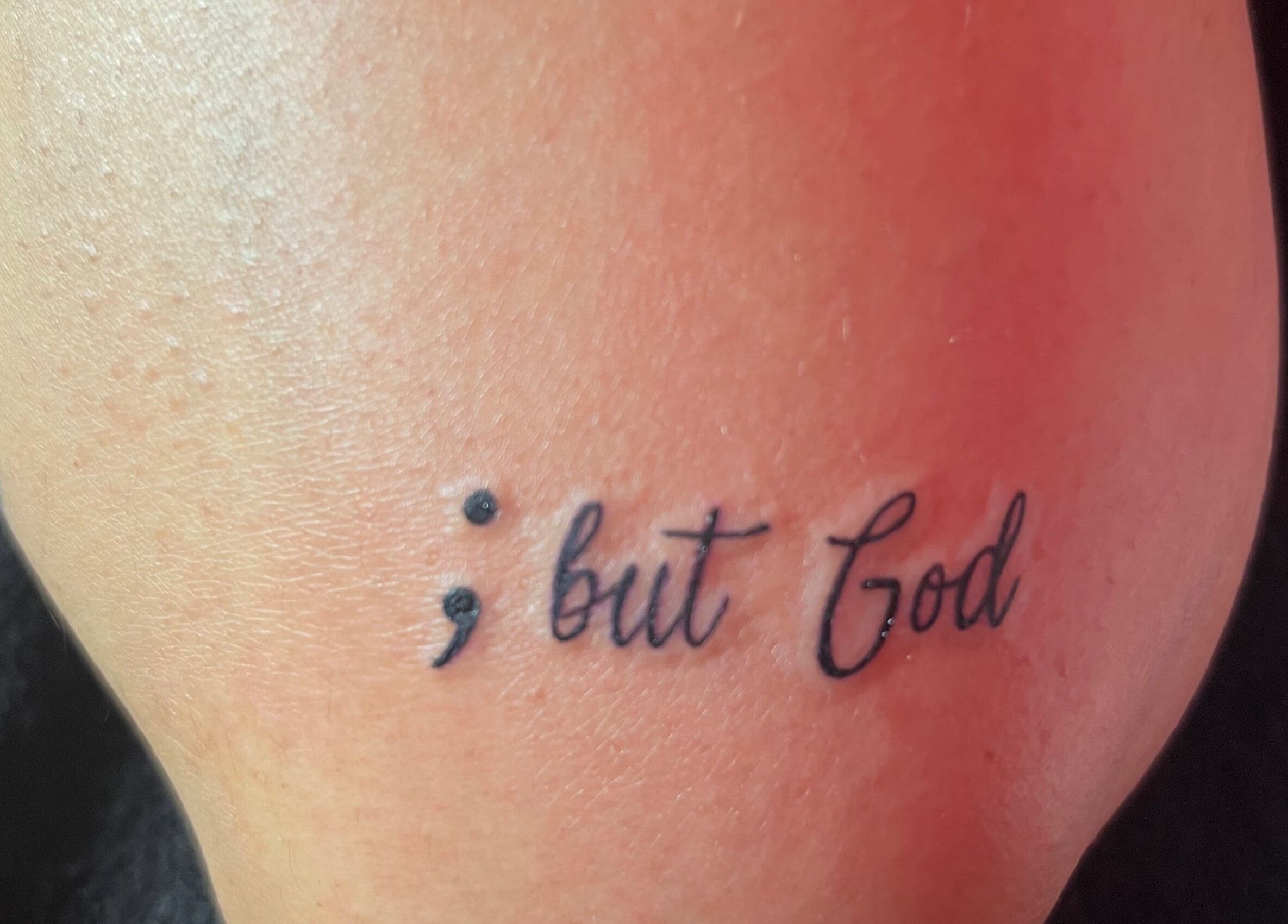 Inspirational text tattooed at JT’s Tattoo Studio, Cape Town, Western Cape, ZA.