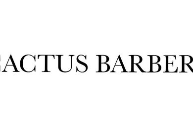 Лого на Cactus Barber, разположено в Ямбол, Ямбол, BG. Изчистен и модерен дизайн, символ на стил.