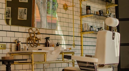 Chic salon interior at VILLANO SAN MIGUEL in San Miguel De Allende, Guanajuato, MX featuring luxurious chair.
