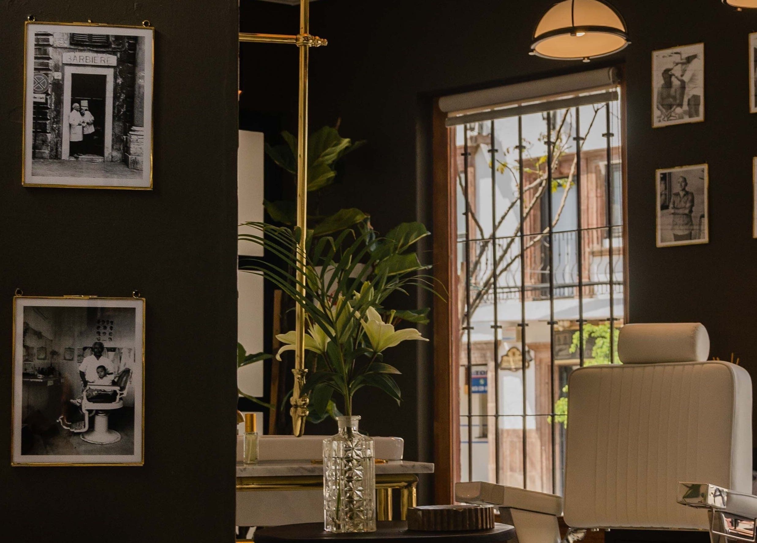 Chic interior of VILLANO SAN MIGUEL spa lounge in San Miguel De Allende, Guanajuato, MX with vintage decor.