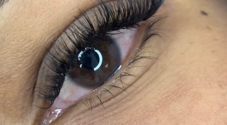 Close-up of beautifully styled lashes at Beauty Dng, Cape Town, Western Cape, ZA.