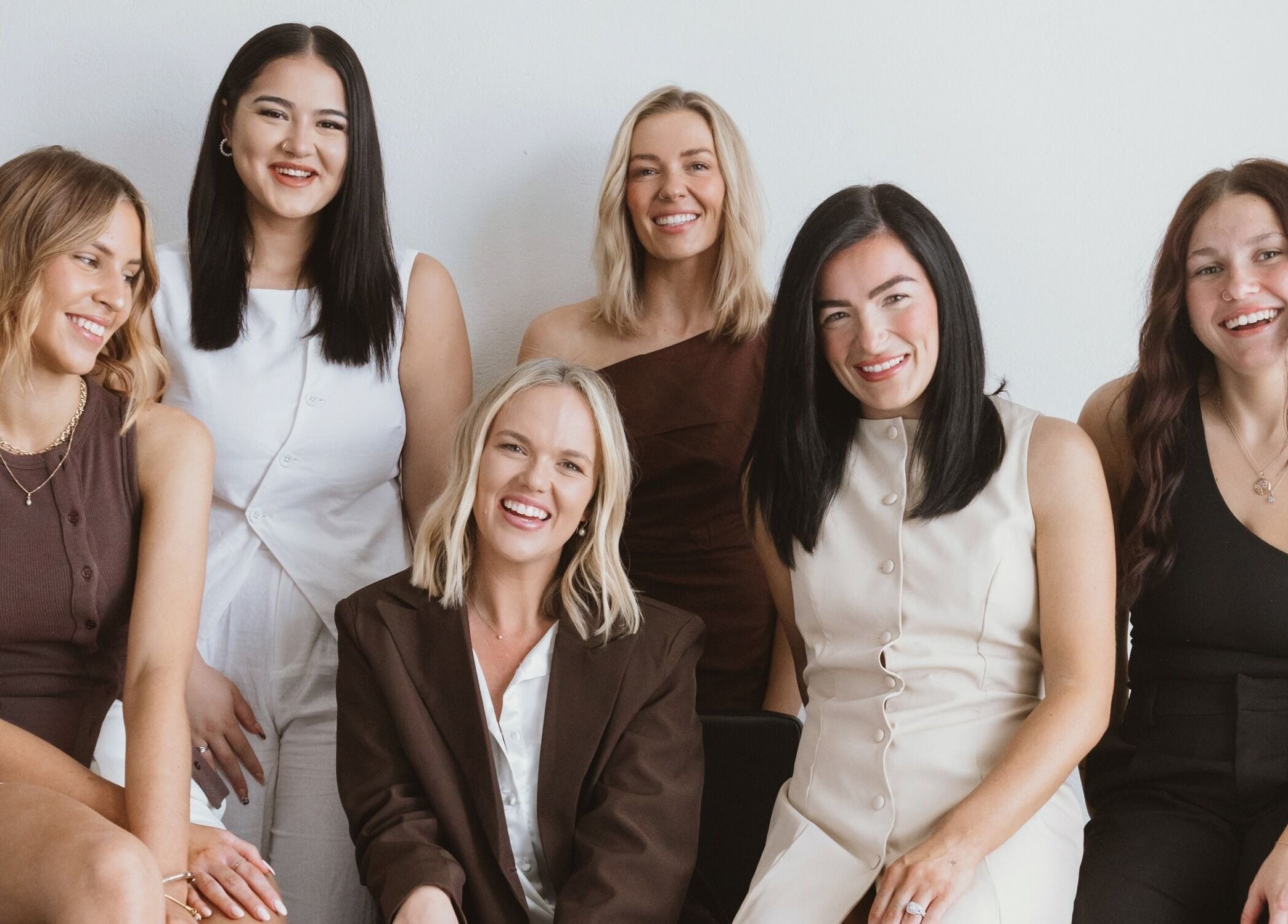 Friendly team at Willow Hair Co displaying styles in Gwandalan, NSW, AU.