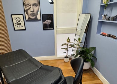 Elegant beauty room at A.BrowsnLashes, Kerikeri, Northland, NZ with stylish decor and calming ambiance.