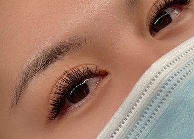 Close-up of expertly done lashes at Get Lashed, Petaling Jaya, Selangor, MY.