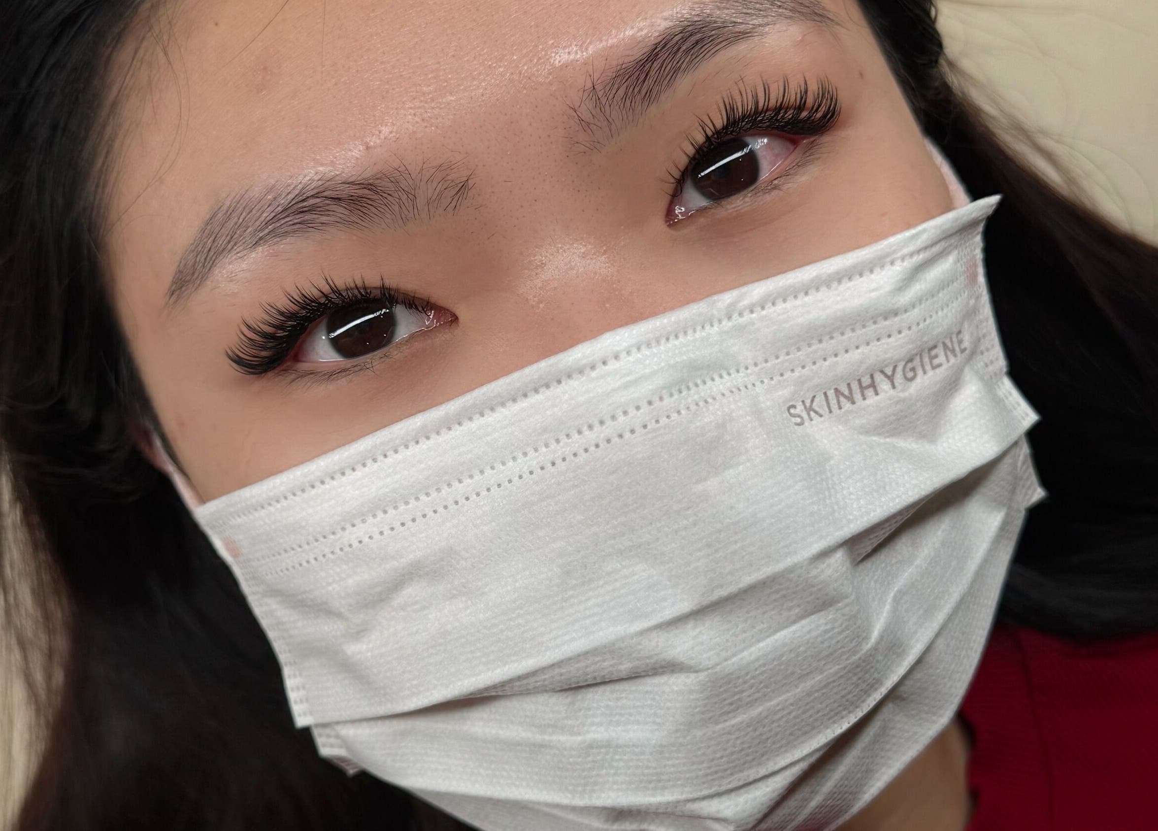 Close-up of beautifully styled lashes at Get Lashed, Petaling Jaya, Selangor, MY.