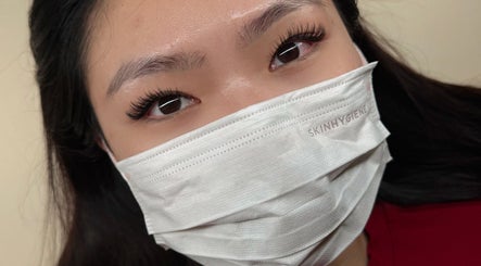 Close-up of beautifully styled lashes at Get Lashed, Petaling Jaya, Selangor, MY.