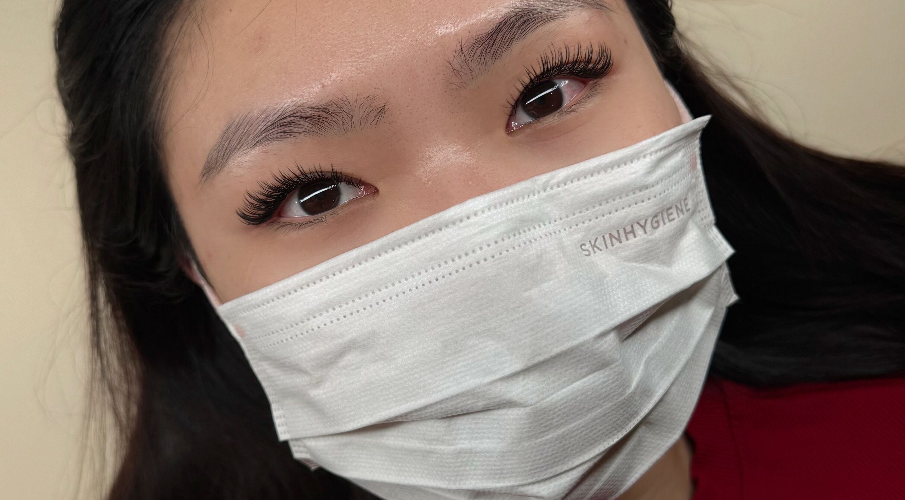 Close-up of beautifully styled lashes at Get Lashed, Petaling Jaya, Selangor, MY.