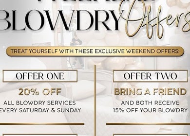 Exclusive blowdry offers at Hair by Rach, Wigston, England, GB. Enjoy savings every weekend with friends.
