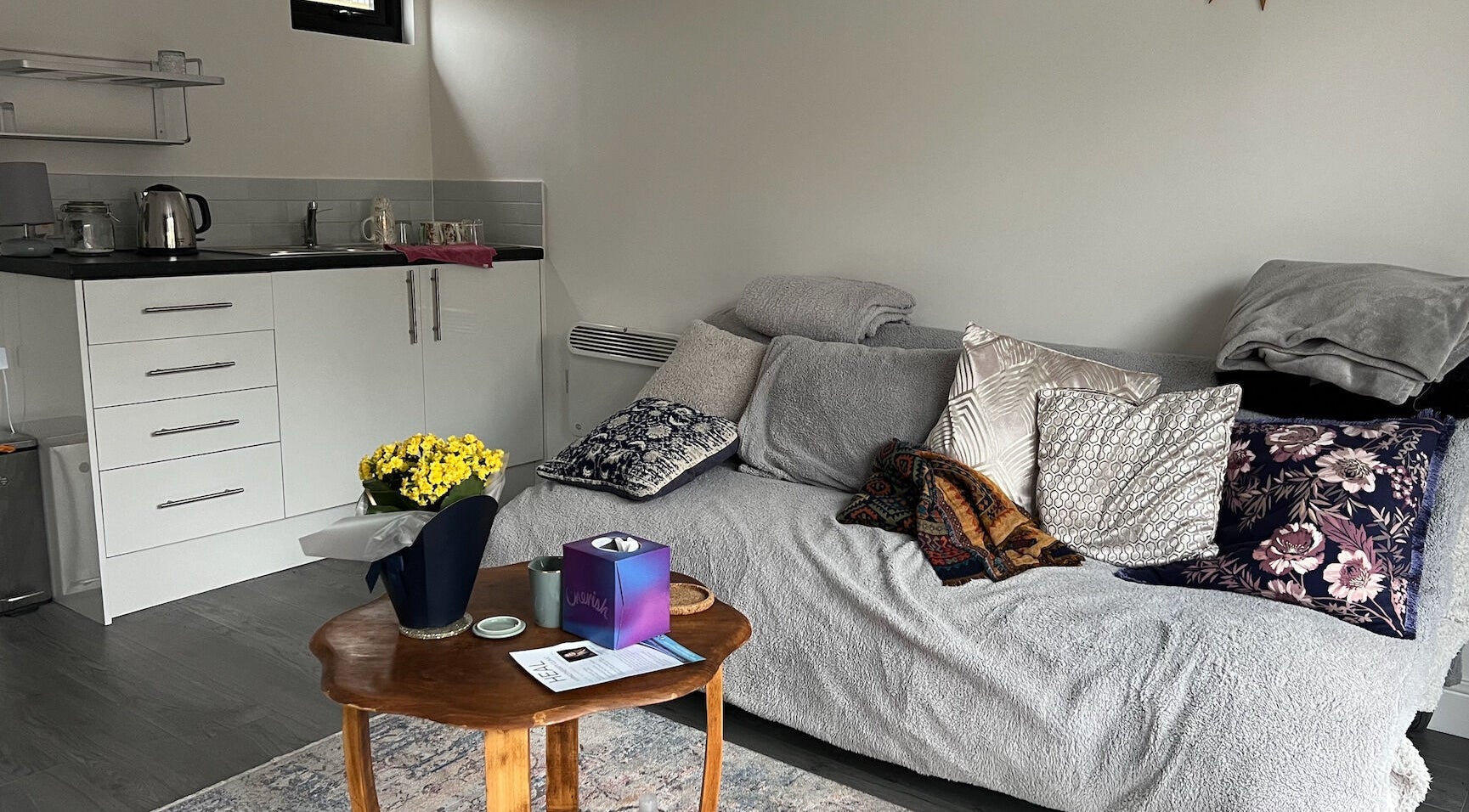 Inviting seating area at Chiti Therapies on Waterloo Road Northwich, Northwich, England, GB with cozy decor.