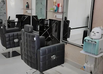 Modern salon styling chairs at Style N Shine, Secunderabad, Telangana, IN, showcasing contemporary beauty services.