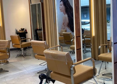 Modern salon chairs at SVS Korean Beauty Salon - Makati, located in Makati, Metro Manila, PH.