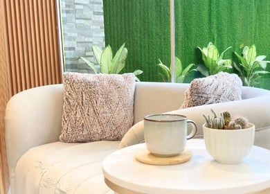 Plush seating area at SVS Korean Beauty Salon - Makati, offering serene vibes in Makati, Metro Manila, PH.