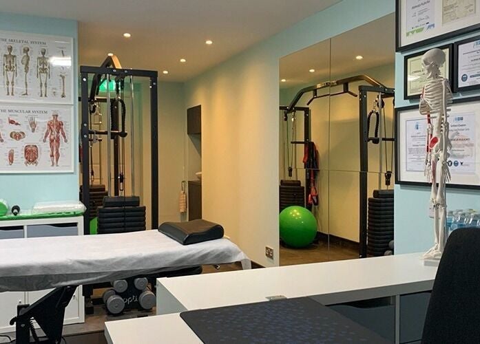 Modern therapy room at SPINEWELL - Remedial and Sports Massage Therapy in Dunfermline, DUNFERMLINE, GB.