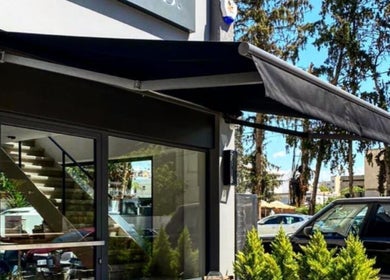 Entrance of Pascale B Beauty Lab showcasing modern facade in Limassol, Limassol, CY.