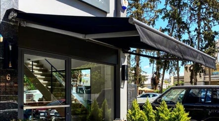 Entrance of Pascale B Beauty Lab showcasing modern facade in Limassol, Limassol, CY.