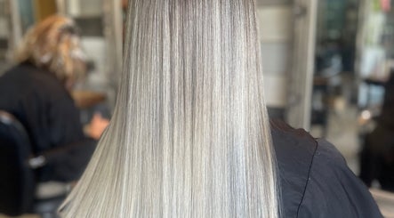 Smooth, straight hair transformation at Hair By David in East Kilbride, Scotland, GB showcasing salon quality.