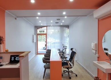 Modern seating area at DARKA, Cheltenham, Victoria, AU with stylish decor and a welcoming vibe.