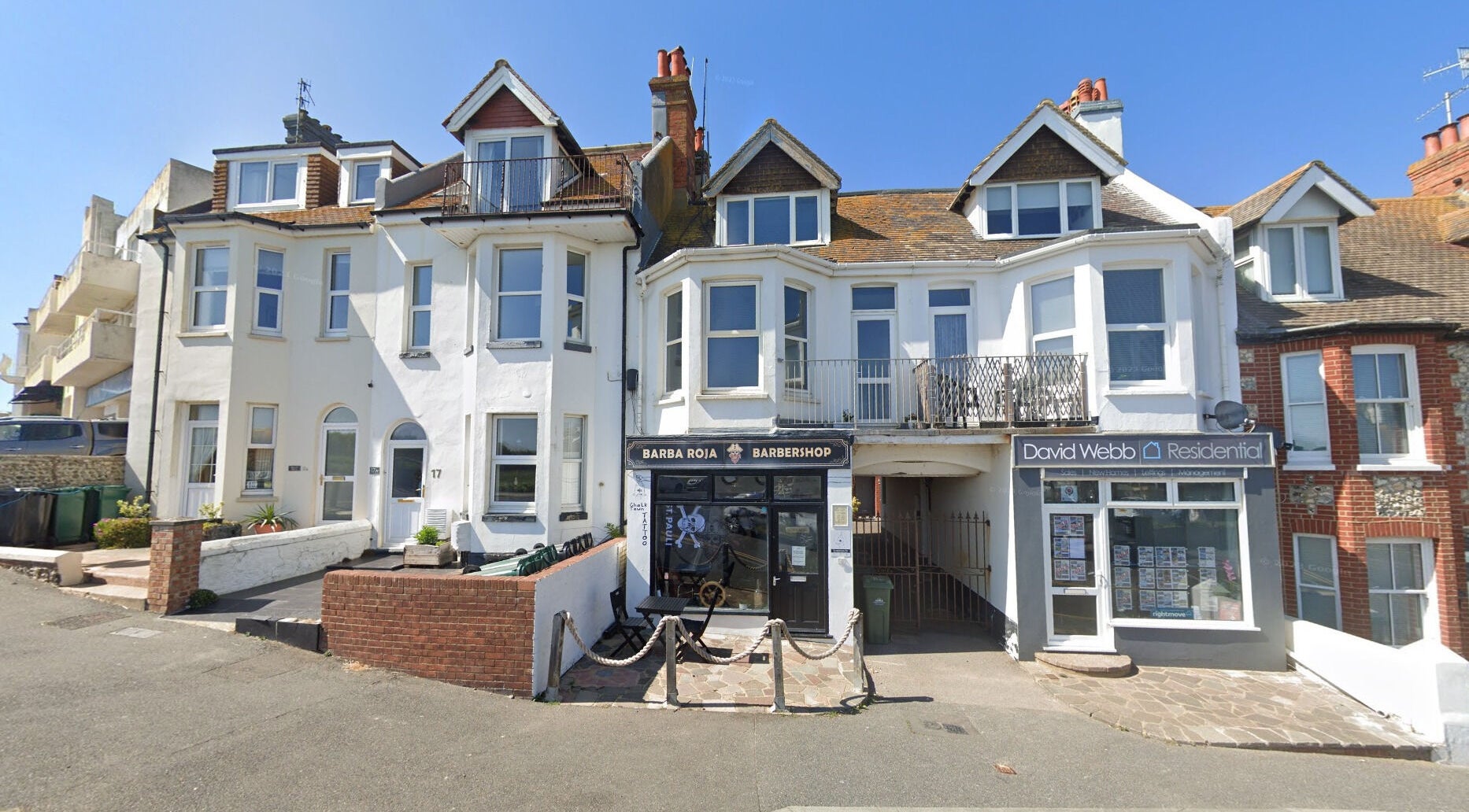 Street view of Gg Nails Rottingdean, Brighton And Hove, England, GB, capturing its charming facade.