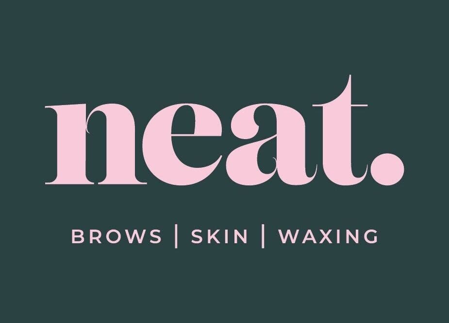NEAT beauty and wellness venue logo located in Dublin, IE offering brows, skin, and waxing services.