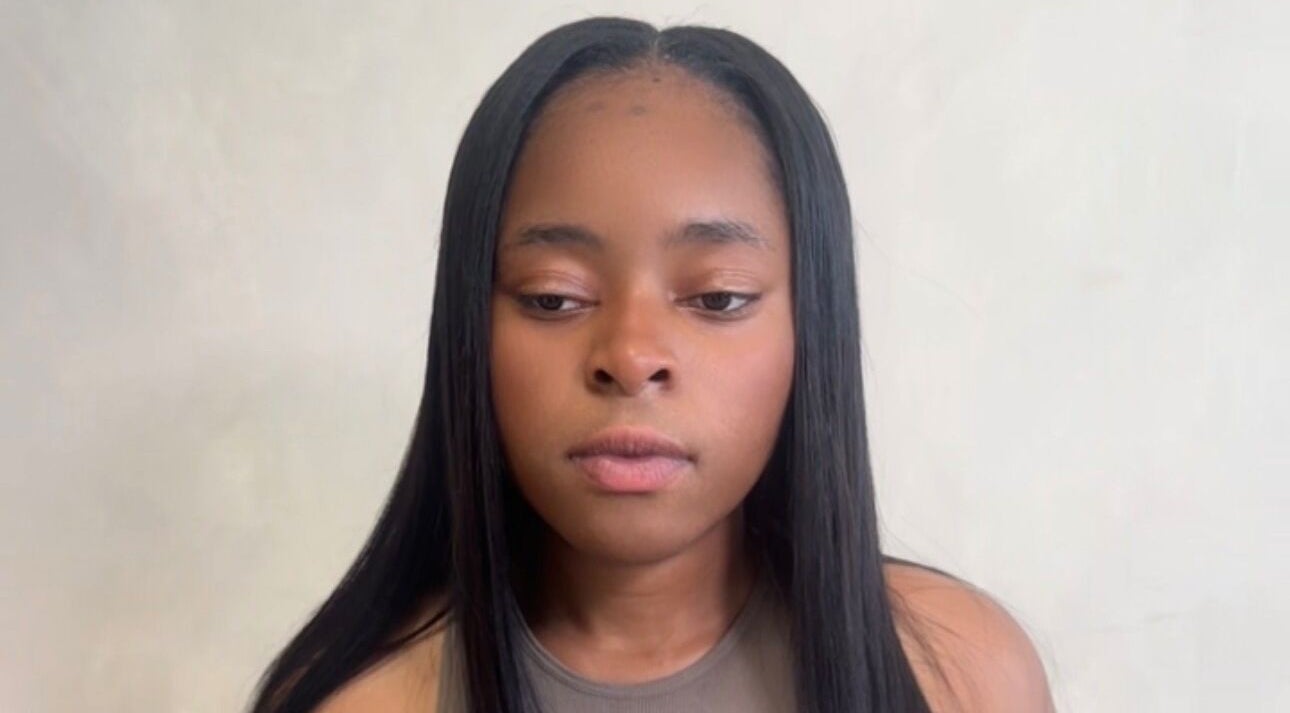 Close-up of a serene expression at M London Studios, Barking, England, GB showcasing beauty and wellness.