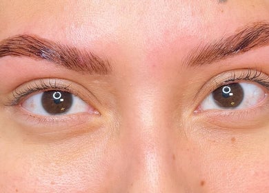 Perfectly groomed eyebrows at Gely Precious, Colorado Springs, Colorado, US.