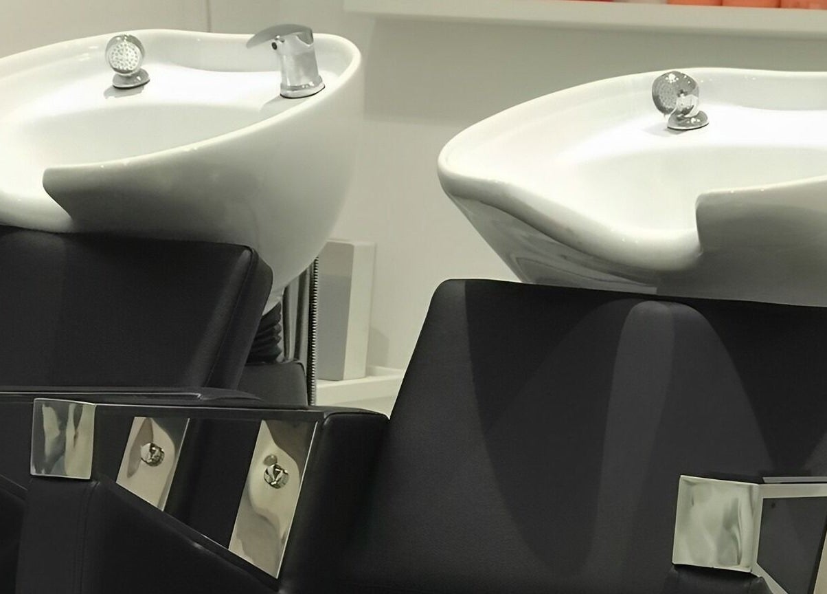 Modern wash stations at SHADE ANDOVER, Andover, England, GB, offering luxurious salon experiences.