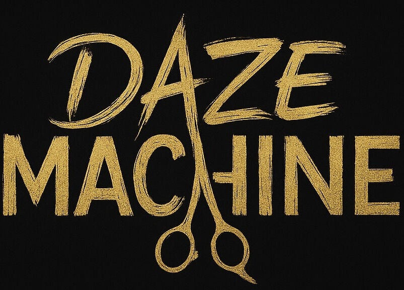 Diseño de logo dorado de BARBER SHOP CALIFORNIA ubicado en Bogotá, D.c., Bogotá, D.c., CO.