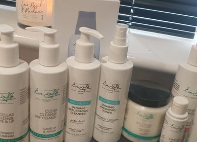 Skincare products at Bare Faced Beauty by Charlie in Helsby, England, GB enhancing wellness.