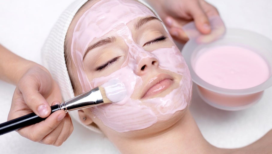 Relaxing facial treatment application at Head Turner, Shrewsbury, England, GB showcasing rejuvenating skincare.