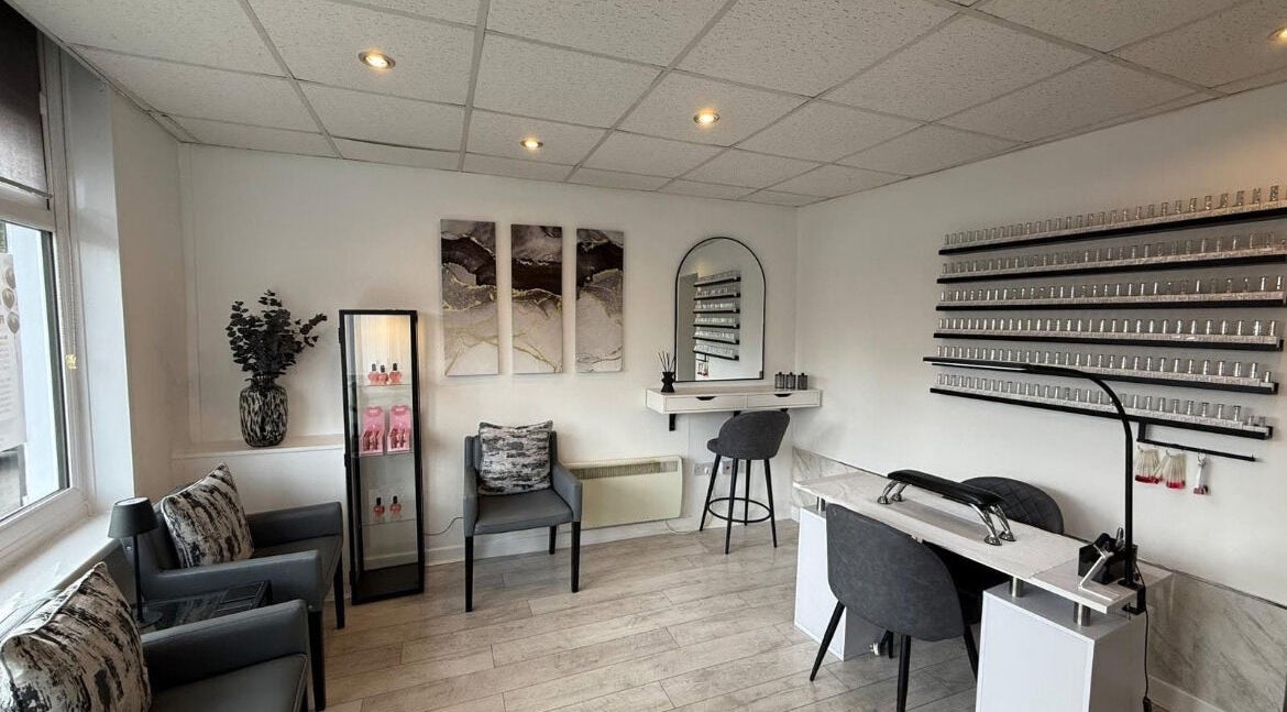 Chic and modern beauty salon interior at All things beauty by Steph, St Helens, England, GB.