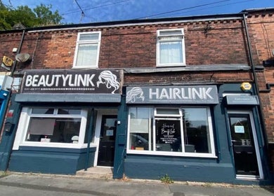 Exterior view of Beautylink and Hairlink at All things beauty by Steph, St Helens, England, GB.