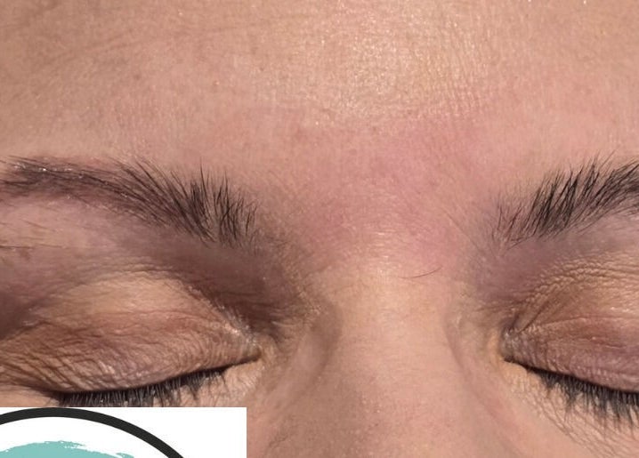 Close-up of expertly shaped brows at AKBrows Accrington, Accrington, England, GB. Perfect for beauty enhancement.