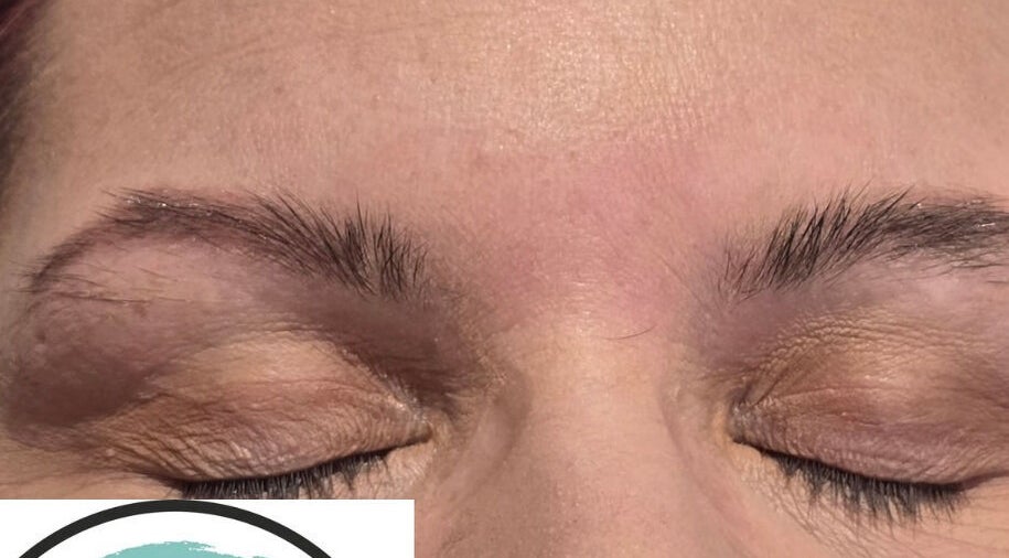 Close-up of expertly shaped brows at AKBrows Accrington, Accrington, England, GB. Perfect for beauty enhancement.