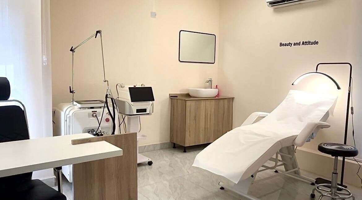 Modern treatment room at Skinova Clinics in Abuja, Federal Capital Territory, NG, featuring advanced equipment.