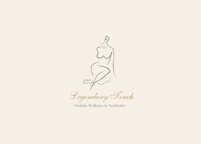 Elegant silhouette logo of Legendary Touch, Boston, Massachusetts, US, offering holistic wellness and aesthetics.