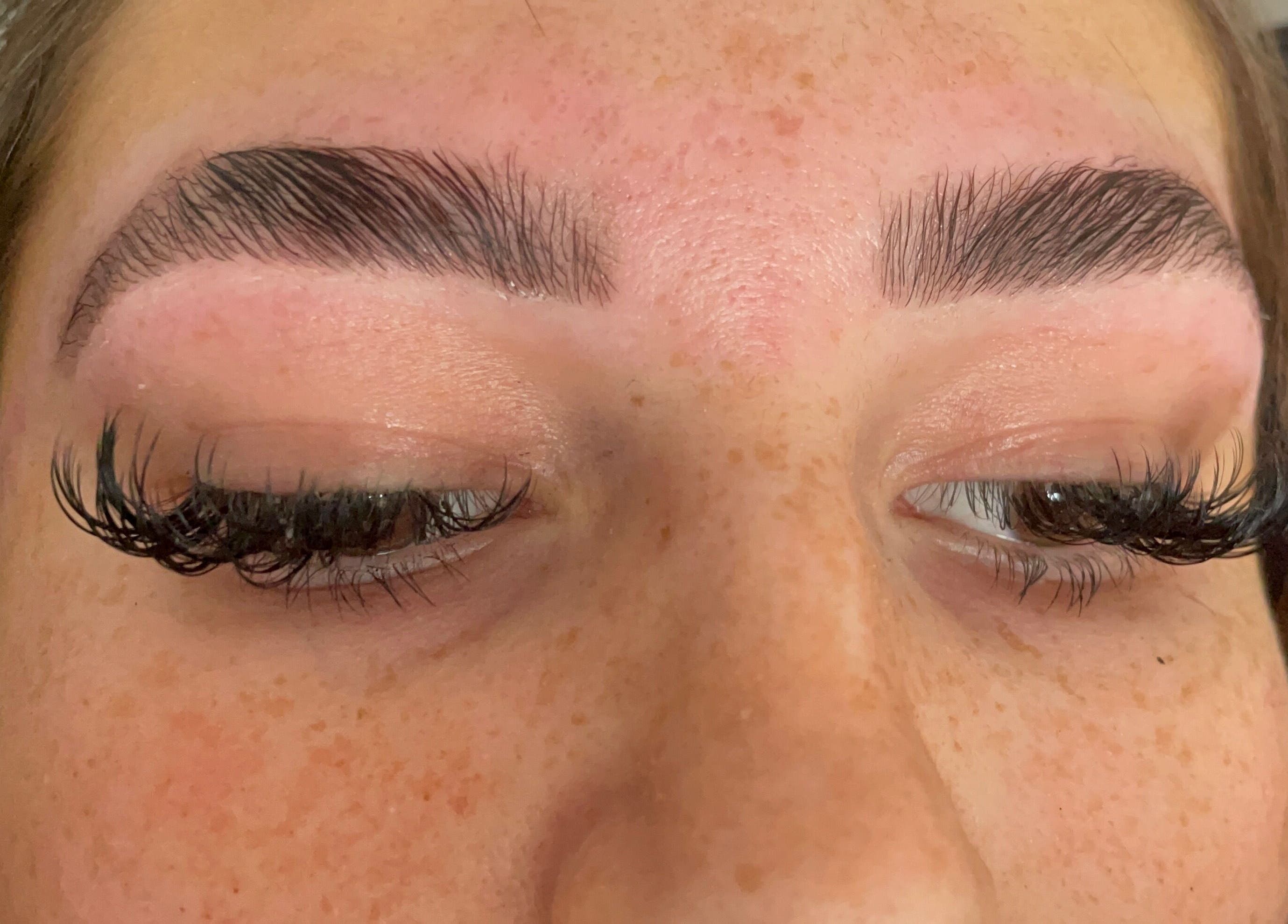 Perfectly styled brows and lashes at CLB the salon, Winterbourne, England, GB.