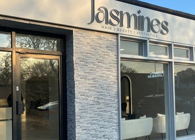 Entrance of Becky With The Good Hair - Stubbington, showcasing modern design in Fareham, England, GB.