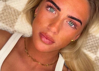 Close-up portrait showcasing beauty services at Dolled By Molls in Chislehurst, England, GB.