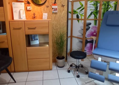 Moderne Wellness-Ecke bei Studio Auenland - Inh. Kai Erik Tölle in Olfen, Nordrhein-westfalen, DE.