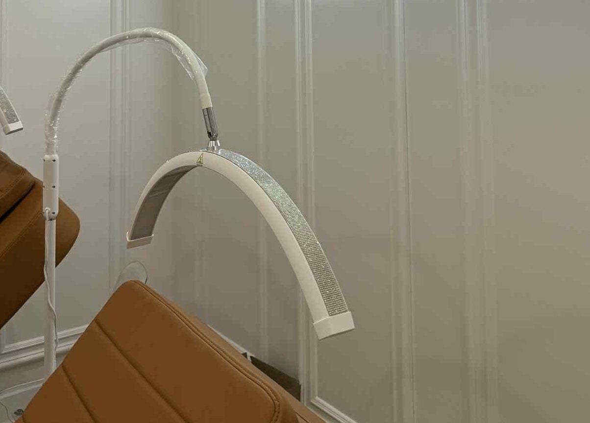 Elegant treatment chairs at Mikado Aesthetics, Toronto, Ontario, CA, offer a serene spa experience.