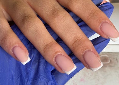 Elegant French manicure by Beauty By Eliza Grace, Broseley, England, GB showcasing flawless nail art.