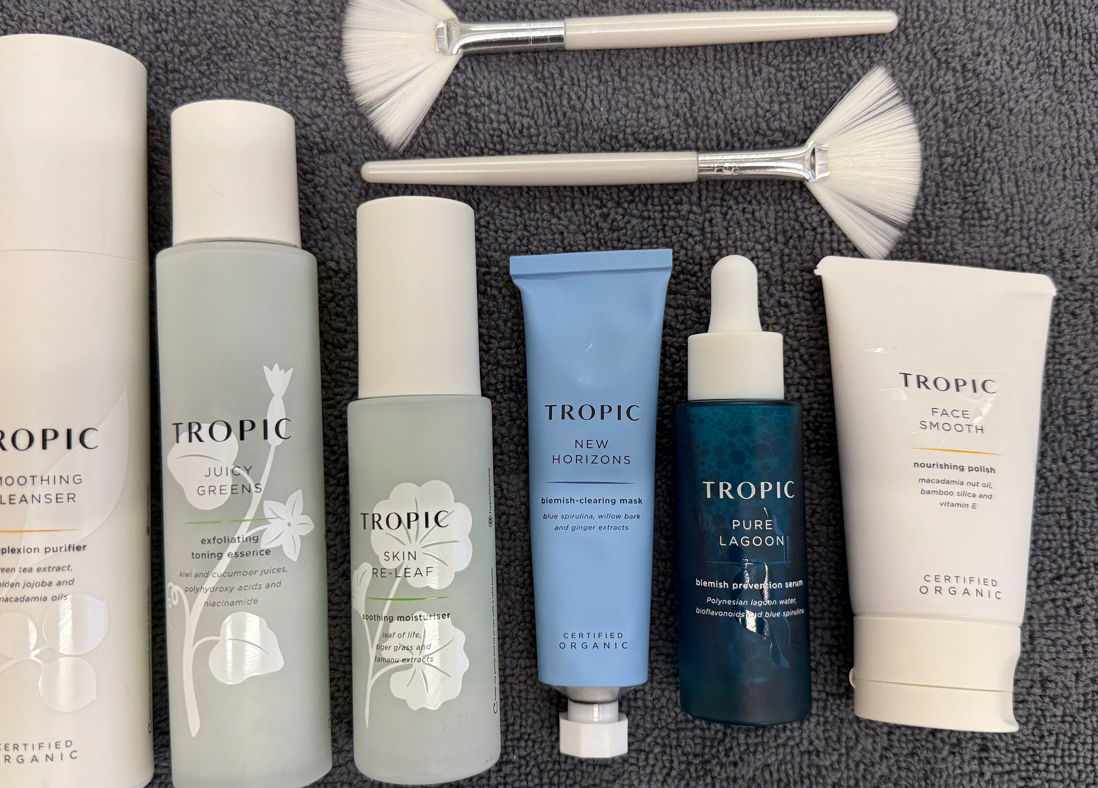 Tropic skincare products at Relax & Glow, Swindon, England, GB. Enhance beauty routines naturally.