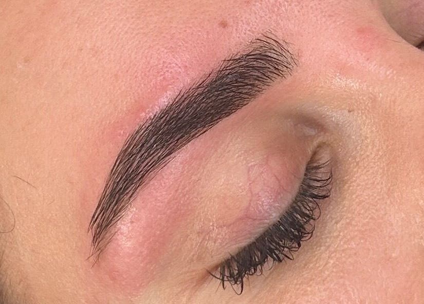 Expertly shaped eyebrow at Callierobinsonbrows AT DANN STUDIO, Plymouth, England, GB.