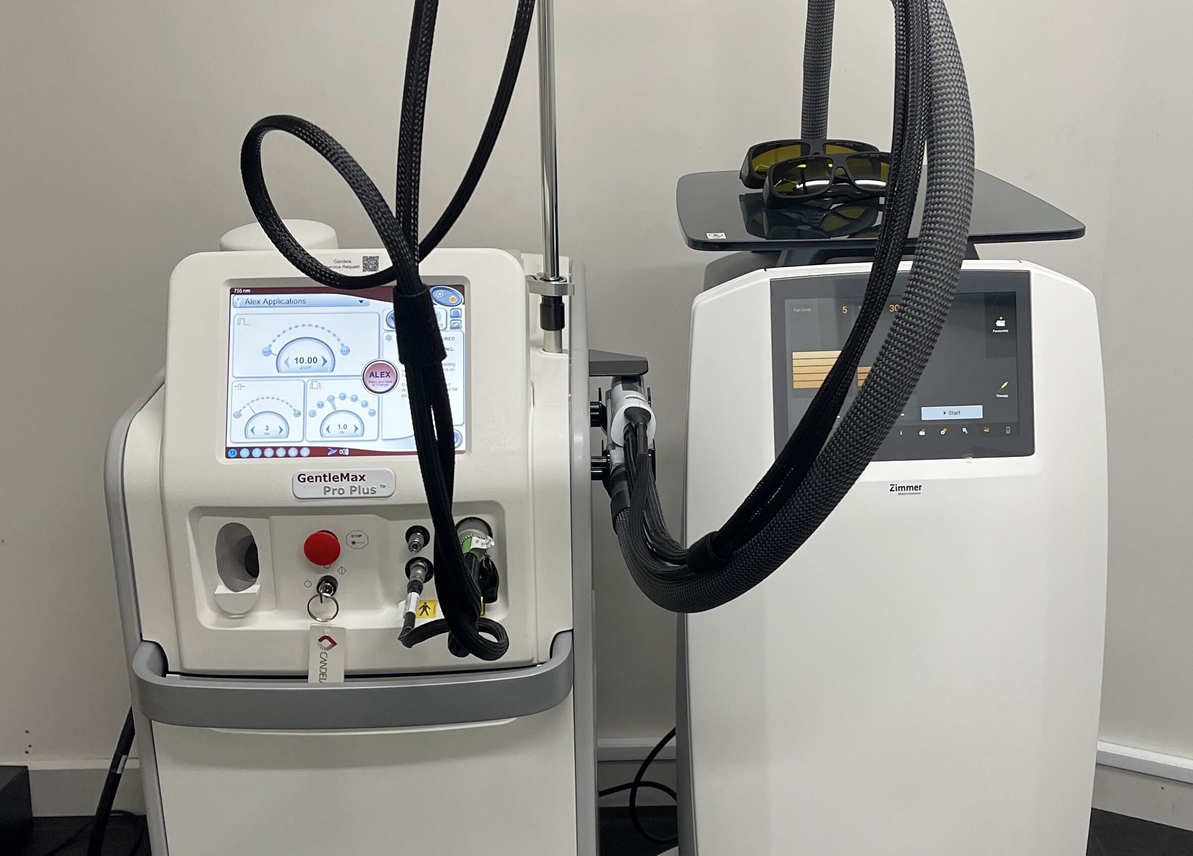 Advanced laser equipment at Luxe Laser Haus, Carnegie, Victoria, AU for precision skin treatments.