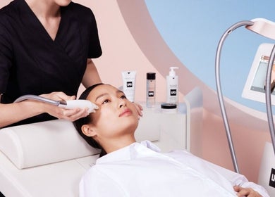 Facial treatment at VITA Glow Hair Salon & Head Spa in London, England, GB for a rejuvenating experience.