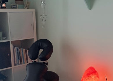 Peaceful massage chair room at Beauty Within, Hull, England, GB, featuring relaxing ambiance and warm lighting.