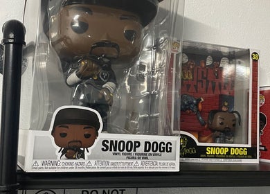 Snoop Dogg collectibles on display at StudioGunteng in Cheras, Wilayah Persekutuan Kuala Lumpur, MY.