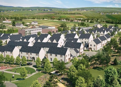 Scenic aerial view near Makeup and Beauty by Rebecca, Swords, County Dublin, IE, showcasing picturesque surroundings.