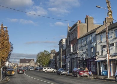 Street view near Makeup and Beauty by Rebecca in Swords, County Dublin, IE on a sunny day.