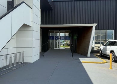 Entrance to Massage Relax Restore Townsville in Garbutt, Queensland, AU with sleek modern design.